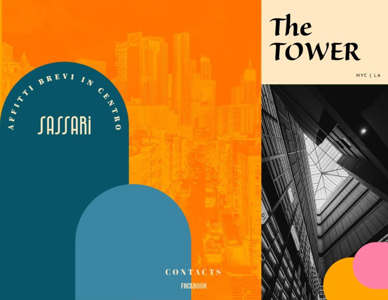 萨萨里The Tower Centro - Piazza Castello公寓 外观 照片